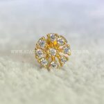Minibarbell Prata 925 Flor Zircônias - Imagem 2