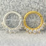 Argola Prata 925 Zircônia