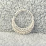 Argola Prata 925 Zircônias