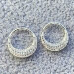 Argola Prata 925 Zircônias - Imagem 2