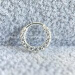 Argola Prata 925 Zircônia