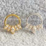 Argola Prata 925 Zircônia