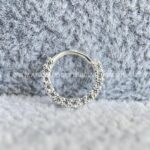 Argola Prata 925 Zircônia