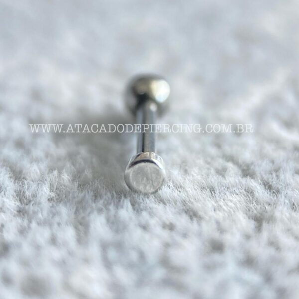 Minibarbell Prata 925 Ponto - Imagem 3