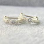 Argola Prata 925 Zircônias - Imagem 2