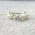 Argola Prata 925 Zircônias