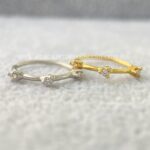 Argola Prata 925 Zircônias