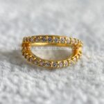 Argola Prata 925 Dupla Vazada Zircônias - Imagem 3