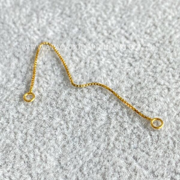 Corrente Para Piercing Prata 925 - Imagem 2