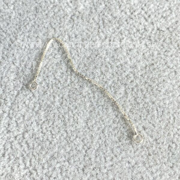 Corrente Para Piercing Prata 925 - Imagem 3