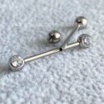 Barbell Titânio Zircônia Rosca Interna - Imagem 3