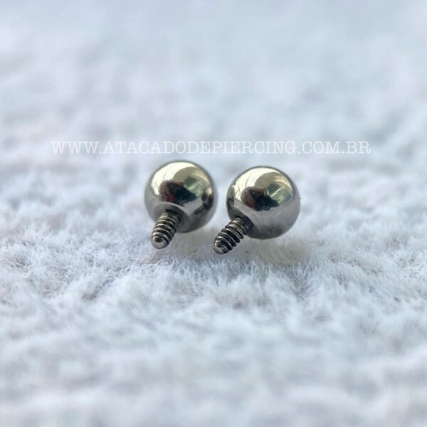 Esfera para Piercing Titânio Rosca Interna - Imagem 8