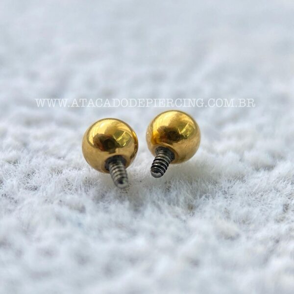 Esfera para Piercing Titânio Rosca Interna - Imagem 6