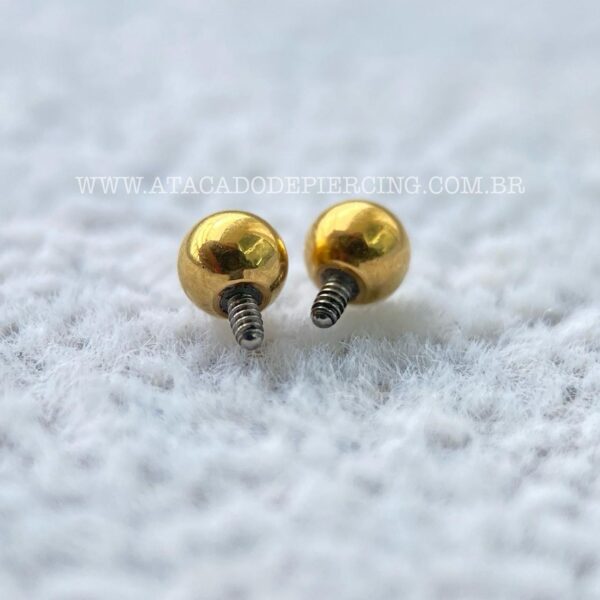 Esfera para Piercing Titânio Rosca Interna - Imagem 5