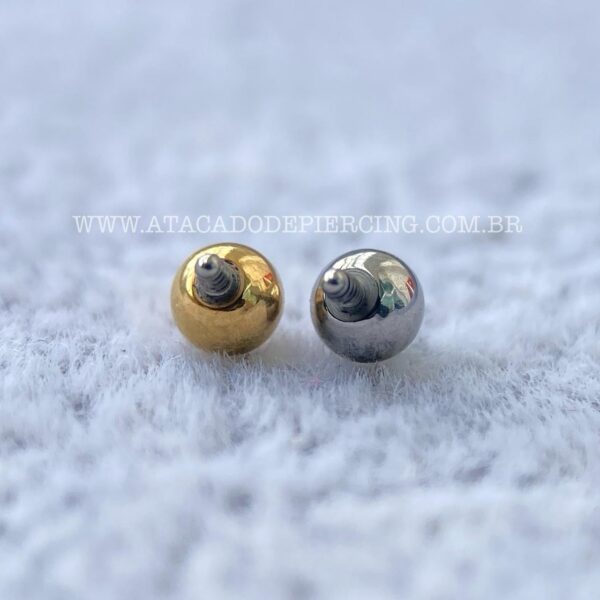 Esfera para Piercing Titânio Rosca Interna - Imagem 4