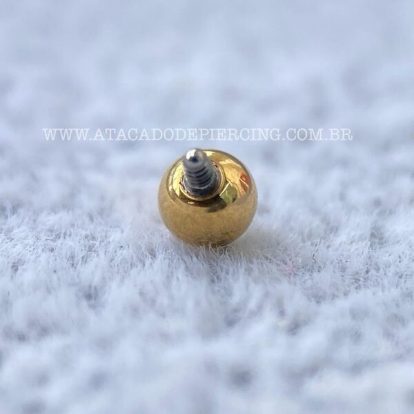 Esfera para Piercing Titânio Rosca Interna - Imagem 2