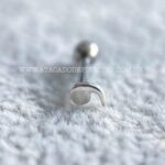 Minibarbell Prata 925 Virgula - Imagem 2