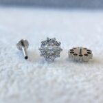 Labret Rosca Interna Titânio Flor Zircônias - Imagem 2