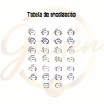 Labret Rosca Interna Titânio Ferradura Zircônias - Imagem 7
