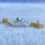 Labret Aço Rosca Interna Cluster Zircônias - Imagem 3