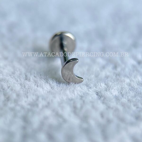 Labret Aço Rosca Interna Lua - Imagem 4