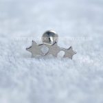 Labret Titânio Rosca Interna Estrelas - Imagem 4