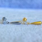 Labret Rosca Interna Titânio Zircônia Pingente