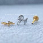 Labret Rosca Interna Titânio Ramo Zircônias - Imagem 2