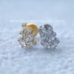 Labret Rosca Interna Titânio Ramo Zircônias