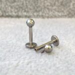 Labret Rosca Interna Titânio Lapidado - Imagem 5