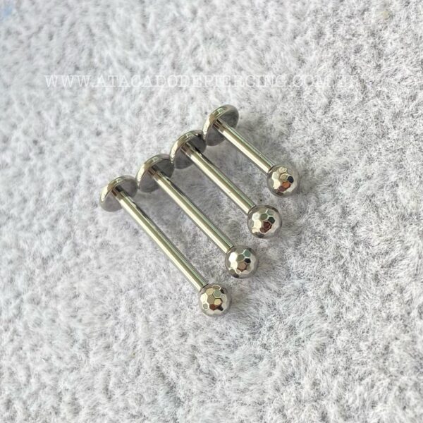 Labret Rosca Interna Titânio Lapidado - Imagem 2