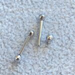 Minibarbell Reto Rosca Interna Titânio Lapidado - Imagem 5