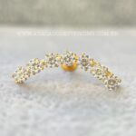 Labret Aço Rosca Interna Cluster Zircônias - Imagem 2