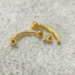 Minibarbell Curvo Rosca Interna Titânio Lapidado - Imagem 5