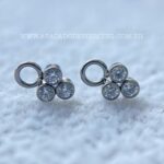 Pingente Titânio Trinity Zircônias - Imagem 3