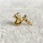 Kit Microdermal Titanio Topo Ouro 18K Maquina De Tatuagem