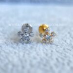 Labret Aço Rosca Interna Zircônias