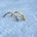Nostril Aço Cristal Swarovski