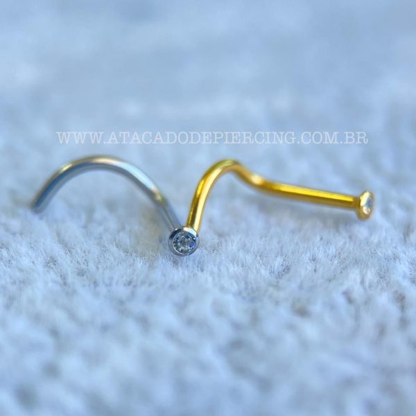 Nostril Aço Cristal Swarovski - Imagem 2