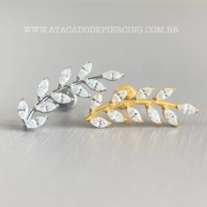 Labret Rosca Interna Titânio Ramo Zircônias