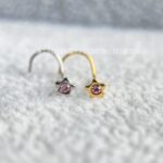 Nostril Aço Estrela Rosa