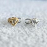 Kit Microdermal Titânio Topo Prata 925 Diamante