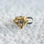 Kit Microdermal Titânio Topo Prata 925 Diamante - Imagem 3