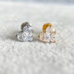 Labret Rosca Interna Titânio Coração Zircônias