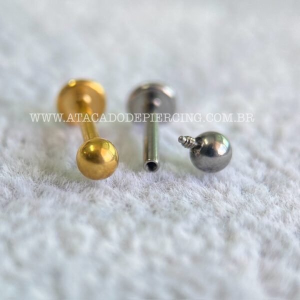 Labret Nióbio Rosca Interna - Imagem 5