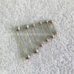 Minibarbell Nióbio Rosca Interna - Imagem 3