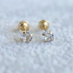 Brinco Ouro 18K Zircônia - Imagem 4