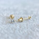 Brinco Ouro 18K Zircônia - Imagem 5