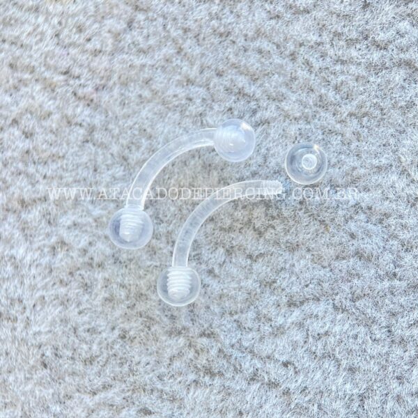 Minibarbell Curvo Rosca Externa Bioflex - Imagem 2