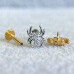 Labret Aço Rosca Interna Aranha Zircônias - Imagem 2